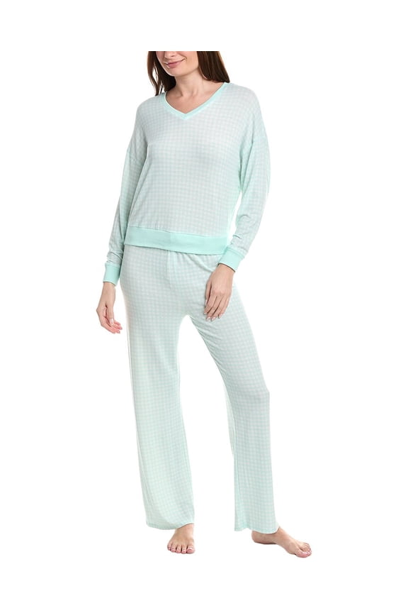 Honeydew womens  2pc Star Seeker Long Vee Set, l, Green