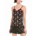thumbnail image 1 of Honeydew womens  Aiden Micro & Lace Cami, l, Black, 1 of 3