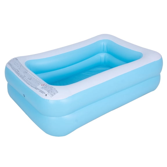 Honeydrill Inflatable Swimming Pools for Kids and Adults, 61" x 42.5" x 18" Blow Up Pool for Backyard, Blue