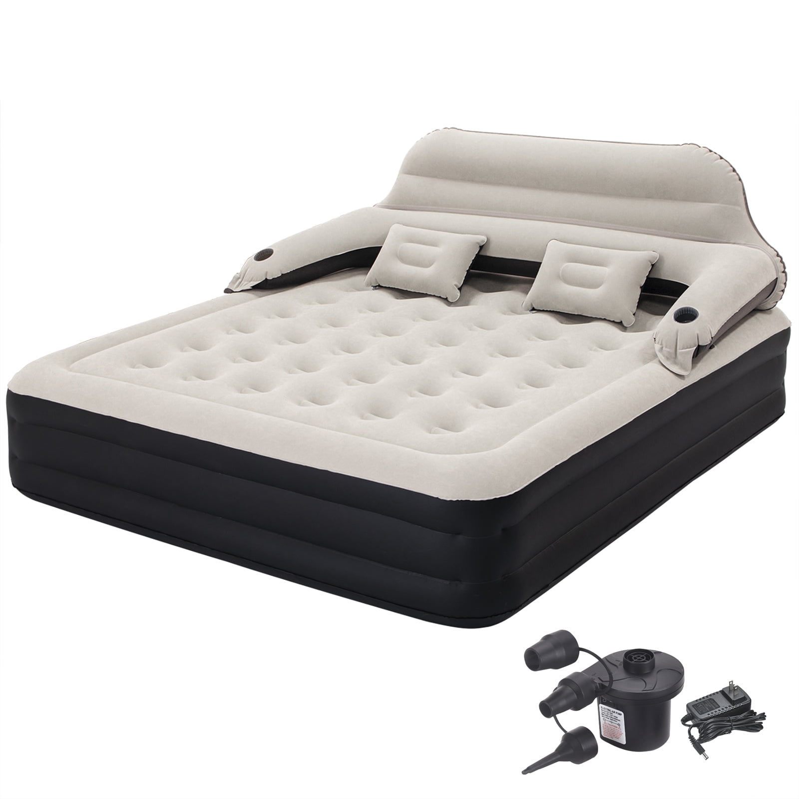 Honeydrill King Air Mattress for Camping, Portable Inflatable Couch