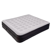 Honeydrill 18.5" King Size Air Mattress with Built-in Pump, Gray