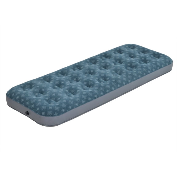 Honeydrill Single Camping Air Mattress Patterned Airbed with Flocked Surface