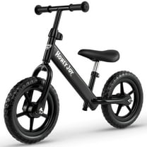 Costway 11” Lightweight Toddler Balance Bike, Tool-Free Adjustable Seat & Handlebar Black