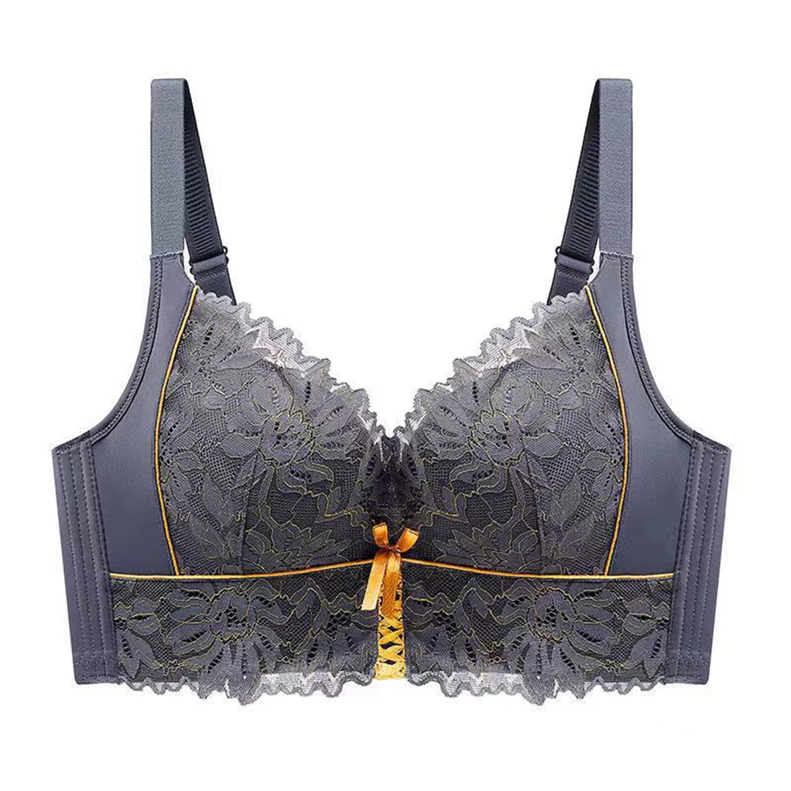 Honeylove Bra Bra for Women Gathering lace new small up support Bras for  Women Padded Bras for Women No Underwire Bras Bra Womens Wirefree Bras  Womens Bras No Underwire Black 32/70AB -