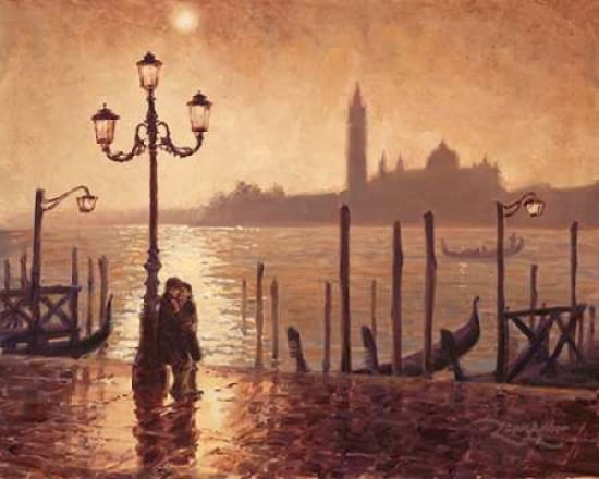 Honeymoon Canvas Art - Zeph Amber (24 x 30)