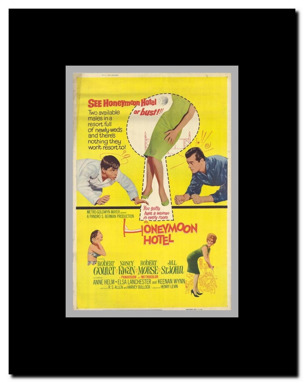 Honeymoon Hotel Framed Movie Poster