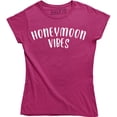 thumbnail image 1 of Honeymoon Vibes - Cute Couple Husband Wife Holiday Matching Wedding Gift Tee Shirt, 1 of 4