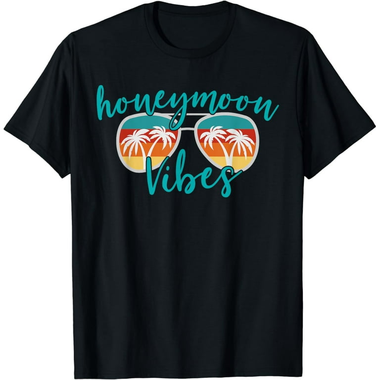 Honeymoon Vibes Shirt Novelty Couples Matching Short Sleeve Honeymoon Vibes Shirt Novelty Couples Matching Short Sleeve