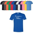 thumbnail image 1 of Honeymoon Vibes T-Shirt Wedding Gift Unisex Men's Women's Soft Cotton Tee Assorted Colors and Sizes, 1 of 2