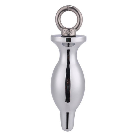 Honeypleasures Weighted Butt Plug with Removable Pull Ring, Large