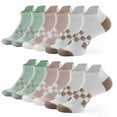 thumbnail image 1 of Honeysea 6 Pairs Ankle Socks for Women Men - Checkered Breathable Running Socks Tab Athletic Ankle Socks with Arch Support, 1 of 7