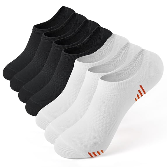 Honeysea 7 Pairs Ankle Athletic Running Socks Low Cut Sports Tab Socks for Women and Men