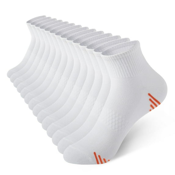 Honeysea Ankle Socks Women's Men Athletic Thick Cushioned Running Hiking Crew Low Cut 7-Pairs