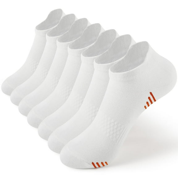 Honeysea Ankle Socks for Women, 7 Pairs Athletic Cushioned Running Socks Crew Socks for Women Men