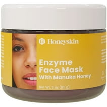 Honeyskin Organic Papaya Exfoliate Enzyme Clay Mask, Face Masks Beauty -3oz