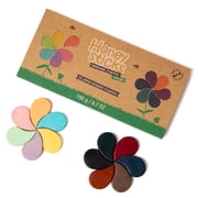 Honeysticks Flower Shaped Beeswax Crayons 12 Pack - Non Toxic Crayons Made with Pure Beeswax