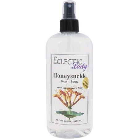 Honeysuckle Room Spray by Eclectic Lady (Double Strength), 16 Ounces, Fragrant Aromatic Room Mist For Home, Room, Office