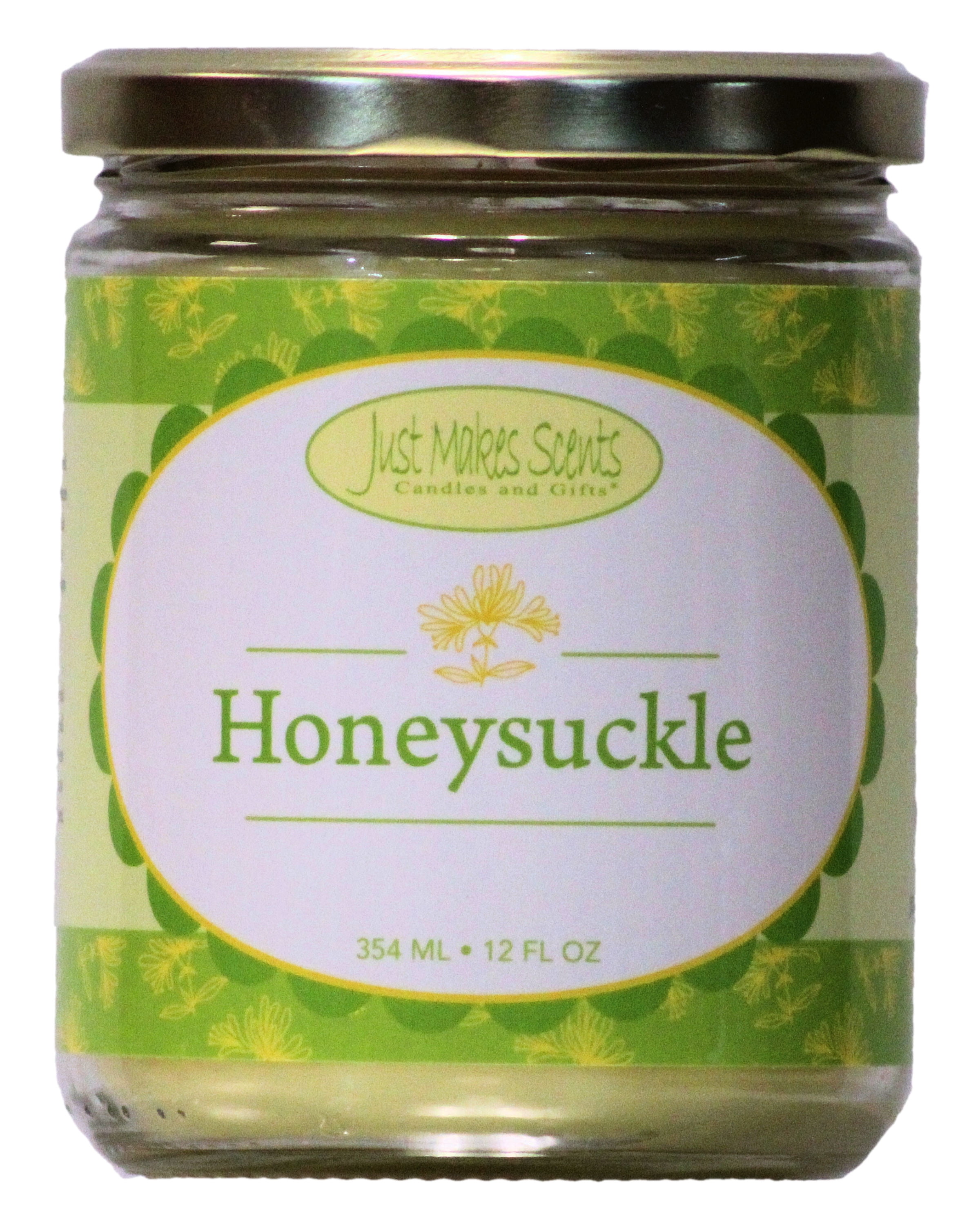 Honeysuckle Salsa Jar Candle 12 oz -Just Makes Scents Candles & Gifts