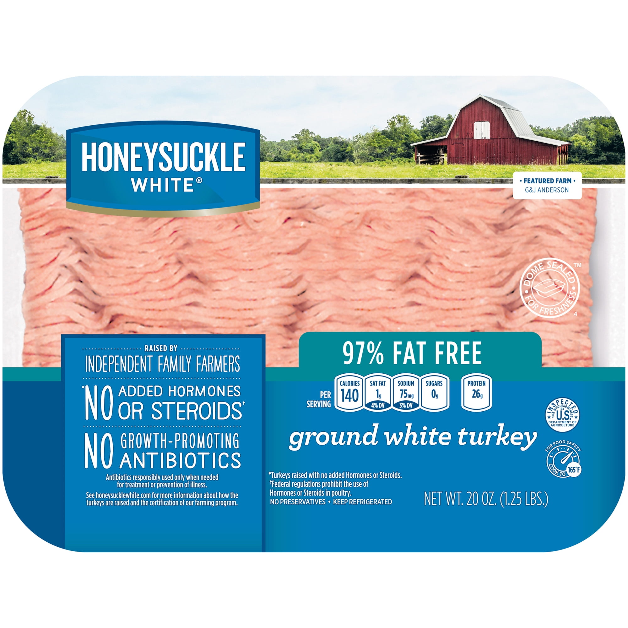 Honeysuckle White® Turkey Wings, Bone-in, 4 Pieces Tray, Fresh, 3 - 4 lbs.  