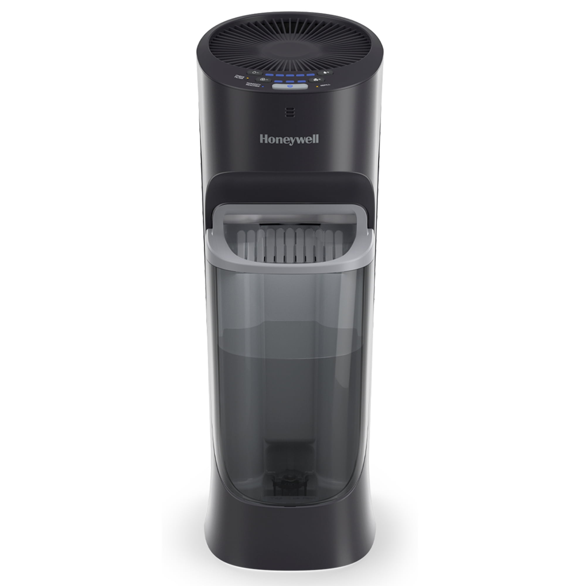 Honeywell 1.7 gal 500 sq ft Top Fill Cool Moisture Tower Humidifier with Humidistat Black