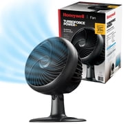 Honeywell 10 Black Turbo Force Power Oscillating Table Fan, 35ft Air Circulation Power, 3 Speed, 45  Pivot, HPF860BWM