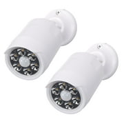 مجموعة إضاءة LED مفعلة من Honeywell 100 Lumen Motion مع ميزة قابلة للربط ، تشطيب أبيض يعمل بالبطارية ، 2 عبوة