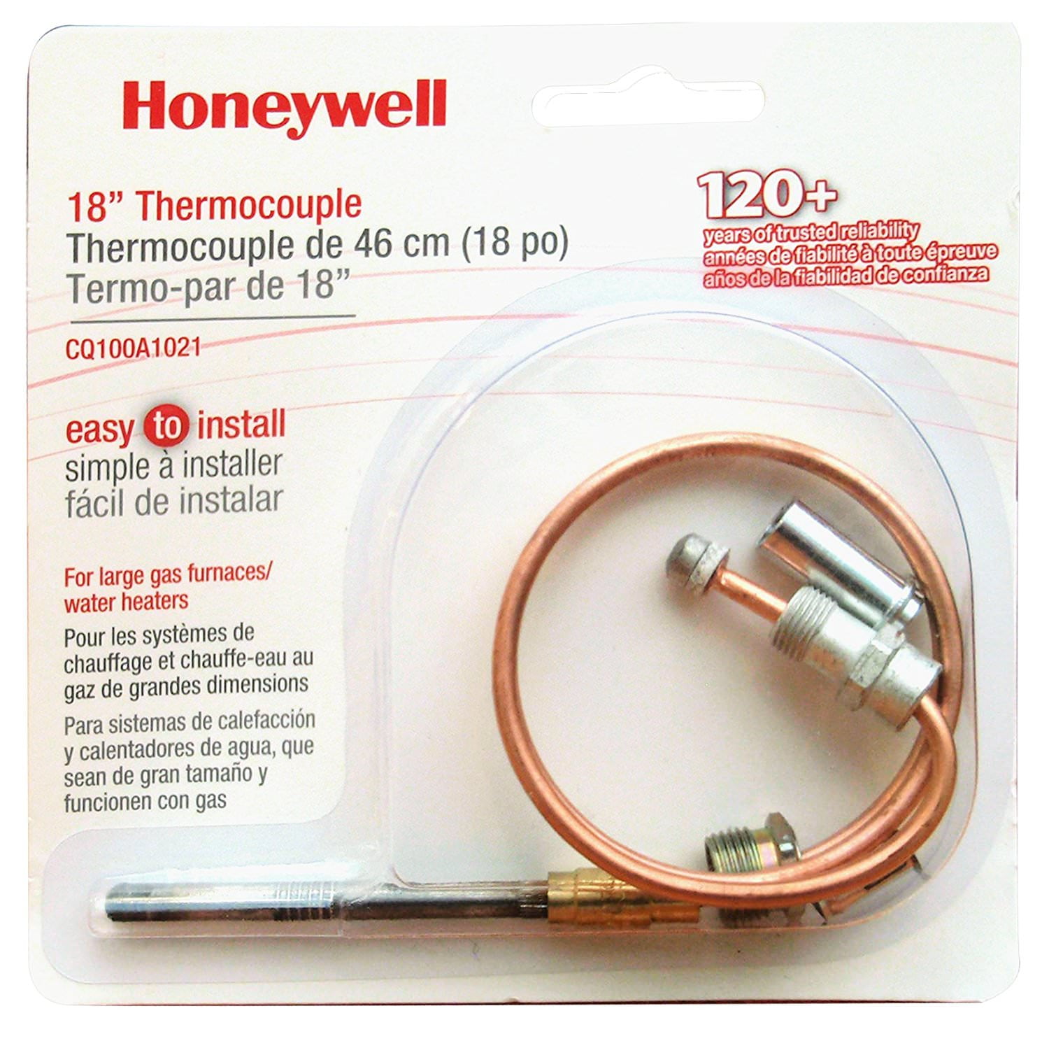 Honeywell 18 Inch Replacement Thermocouple - Walmart.com