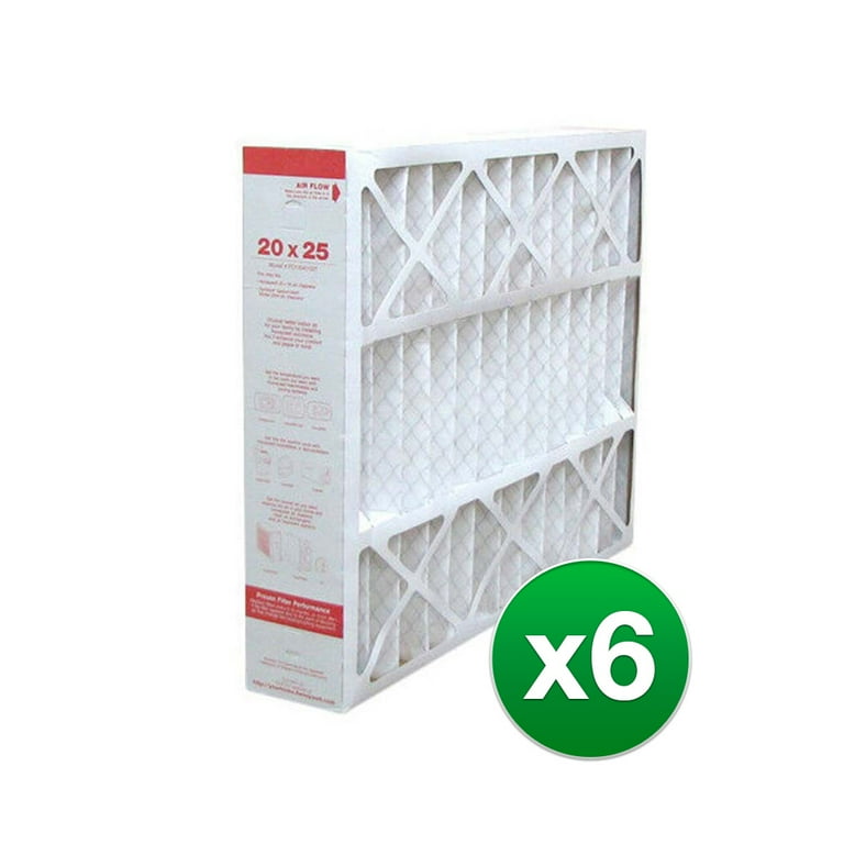 Honeywell 20x25x4 Compatible Air Filter MERV 11 6 Pack Walmart