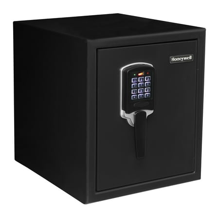 Honeywell - 0.9 Cu. Ft. Fire- and Water-Proof Security Safe with Electronic Lock - Black