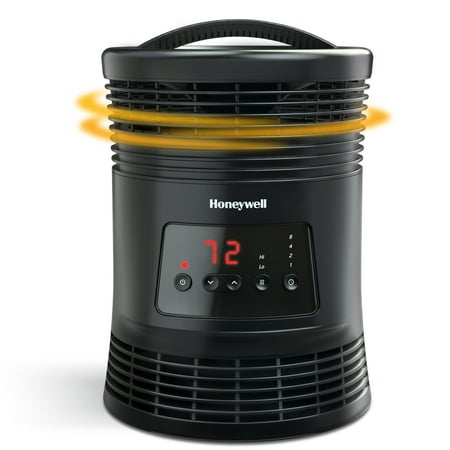 Honeywell Home - Digital Fan-Forced Heater - Black