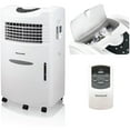 thumbnail image 1 of Honeywell 470-659CFM Portable Evaporative Cooler, Fan & Humidifier with Ice Compartment & Remote, CL201AEW, White, 1 of 11