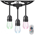 Honeywell 48' Color Changing Indoor/Outdoor Plugin String Lights with