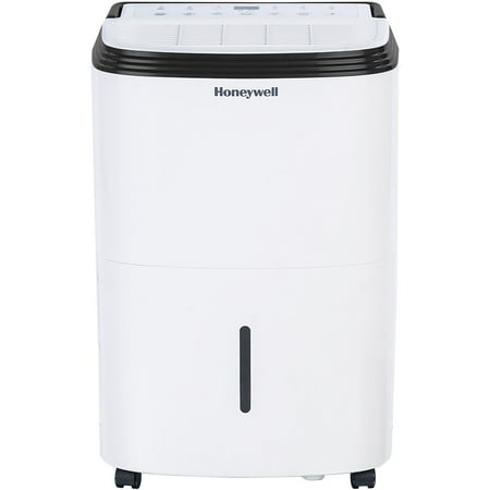 Honeywell - Smart WiFi Energy Star Dehumidifier for Basements & Rooms Up to 4000 Sq.Ft. with Alexa Voice Control & Anti-Spill Design - White