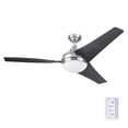 thumbnail image 1 of Honeywell 51803-45 52 in. Remote Control Contemporary Indoor LED Ceiling Fan with Light - Brushed Nickel, 1 of 8