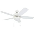 thumbnail image 1 of Honeywell 52" Blufton Outdoor Ceiling Fan, White, 1 of 6