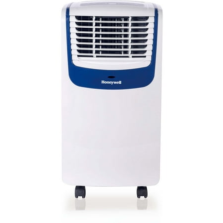 Honeywell - 400 Sq. Ft Portable Air Conditioner - White/Blue