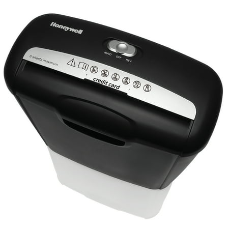 Honeywell - 6-Sheet Capacity Stripcut Paper Shredder - Black