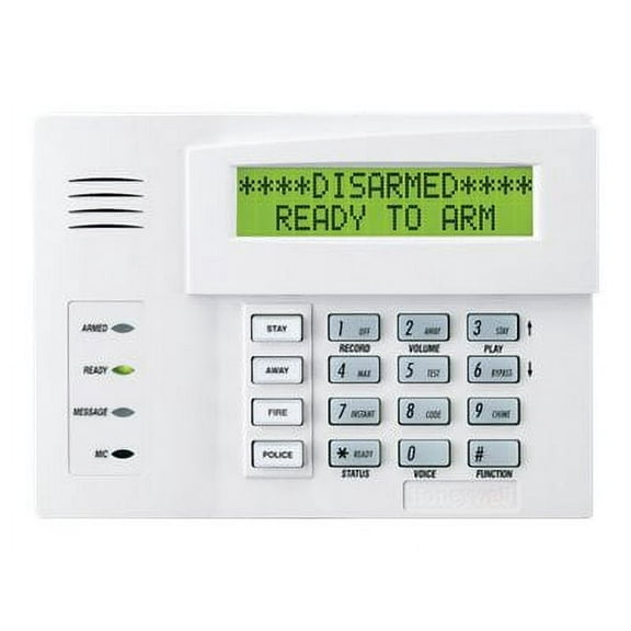 Honeywell Home 6160V Talking Alpha Display Keypad with Message Recording for VISTA Systems