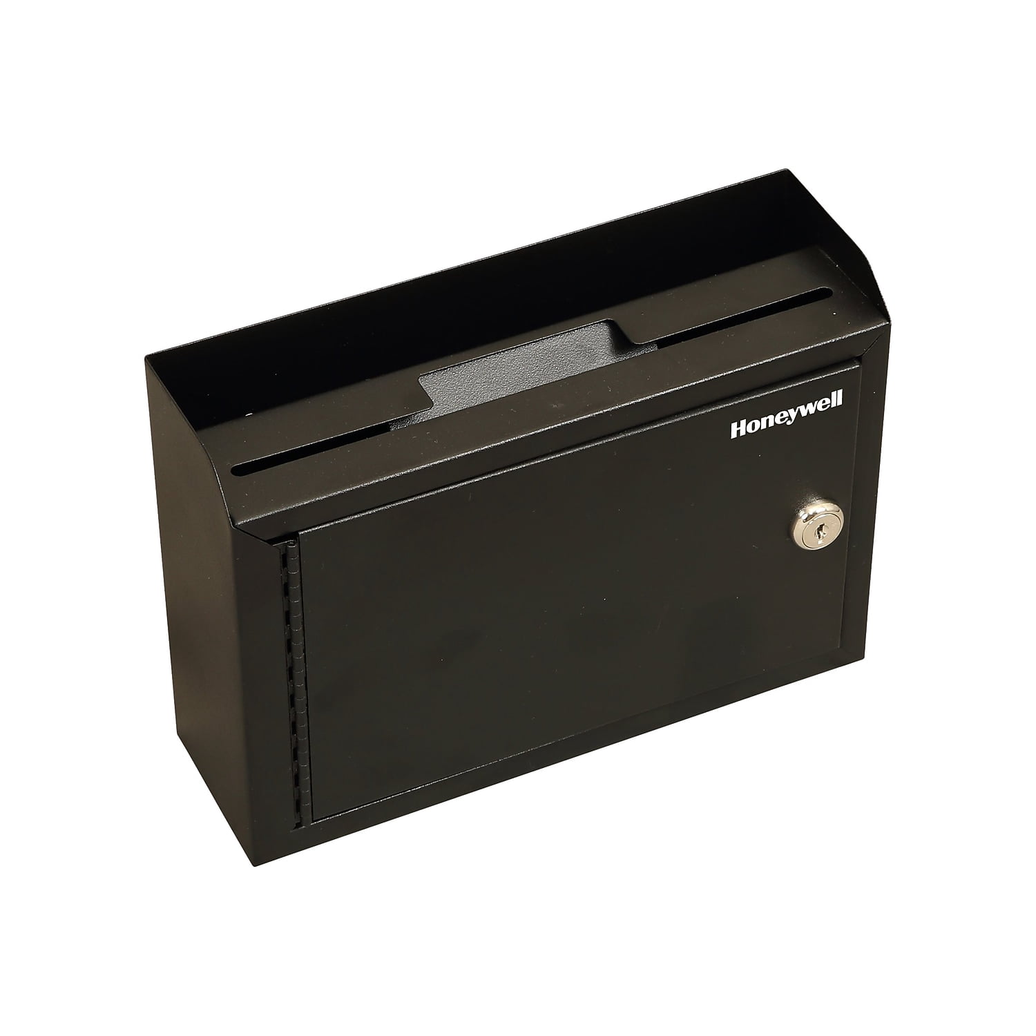 Honeywell Multipurpose Steel Drop Box: Black Security Safe with Key Lock, Bolt-Down Capable, No Assembly Required