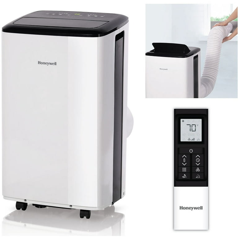 10,000 BTU Portable Air Conditioner Cools 450 Sq. Ft. with Dehumidifier in  White