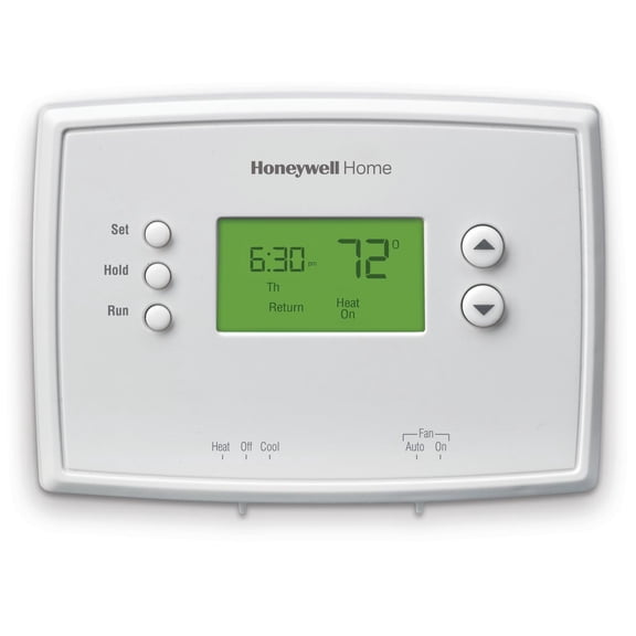 Honeywell 7-Day Programmable Thermostat With Backlight, White