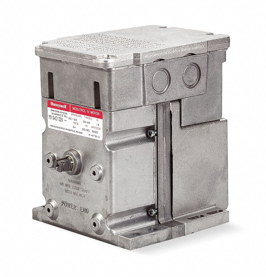 Honeywell Actuator,Damper & Valve,150 in-lb,24V AC M9184D1021/U 
