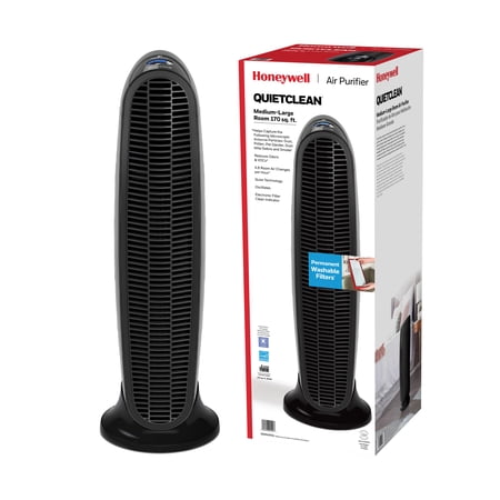 Honeywell QuietClean Air Purifier for Home, 825 Sq ft, Permanent Washable Filter, Smoke, Pollen, Dust Reducer price history and forecast - Honeywell HFD140BWM
