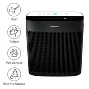 Honeywell Air Purifier, HPA5100B, 190 sq ft, HEPA Filter, Allergen+ Plus, Smoke, Pollen, Dust Reducer