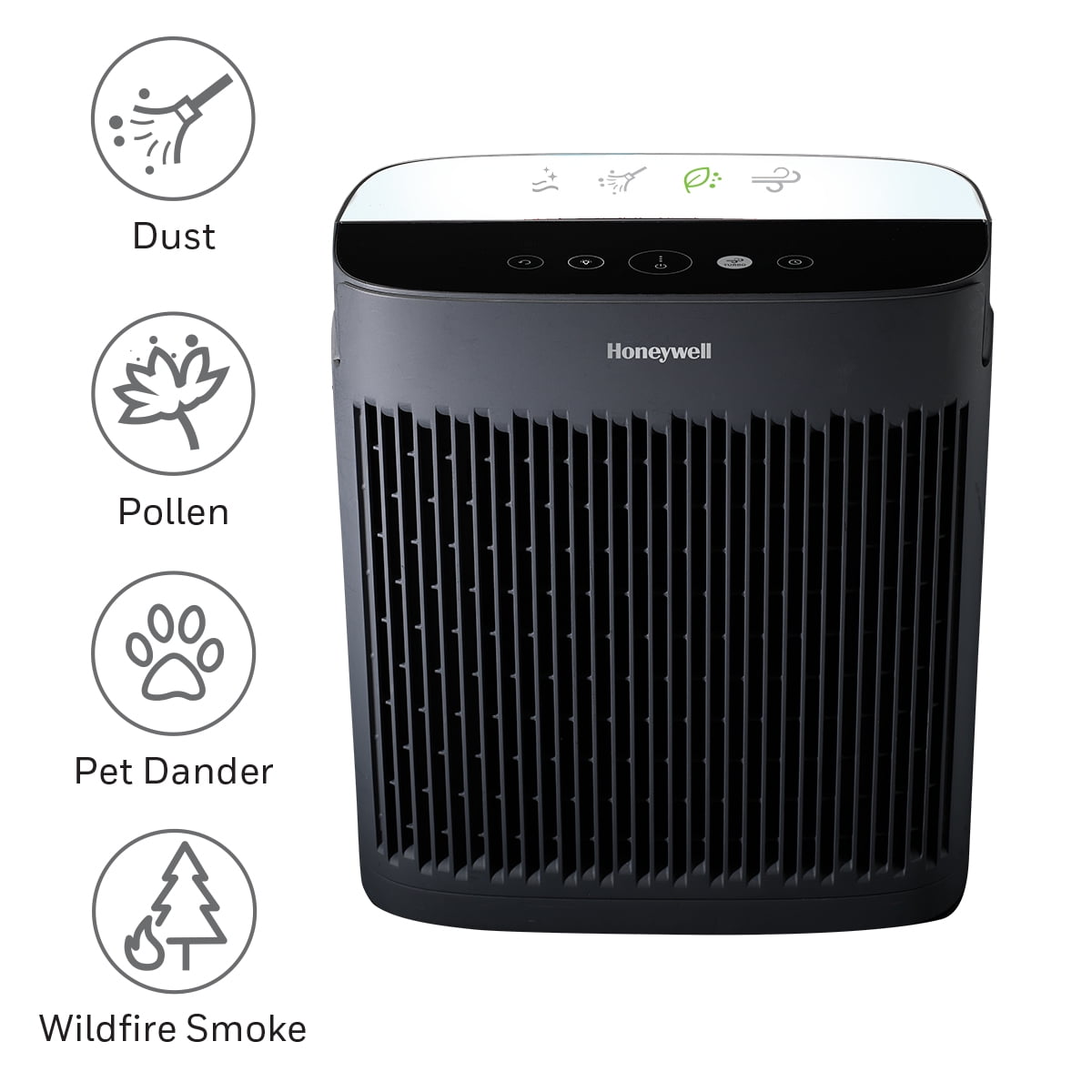 Honeywell Air Purifier, HPA5100B, 190 sq ft, HEPA Filter, Allergen, Smoke, Pollen, Dust Reducer Sansujyuku sansujyuku.com