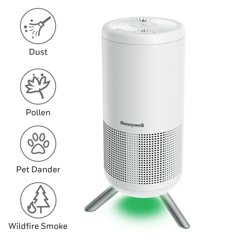 Free Shipping Honeywell Air Purifier HPA830W 190 sq ft HEPA Filter Allergen Smoke Pollen Dust Reducer Walmart