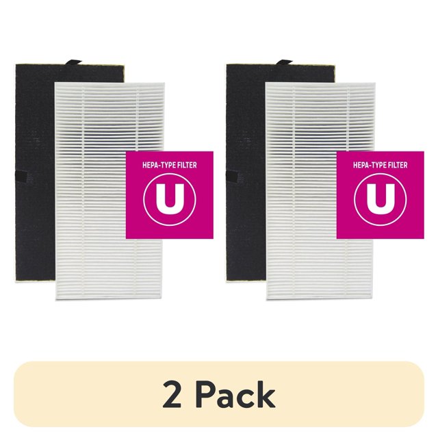 (2 pack) Honeywell Air Purifier Replacement Filter, HRF201B, U HEPA