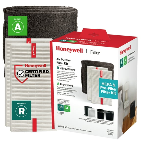 Honeywell Air Purifier Replacement Filter, HRFARVP, HEPA Filter, Value Pack