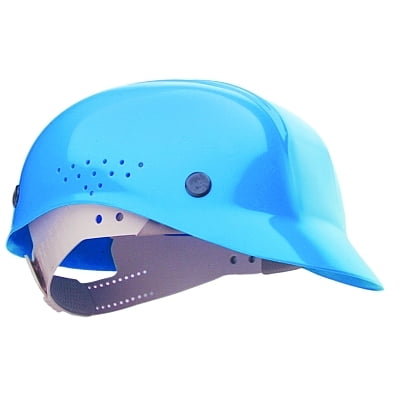 Bump Cap, Front Brim, Polyethylene, Pinlock Suspension, Navy, Fits Hat Size One Size Fits Most