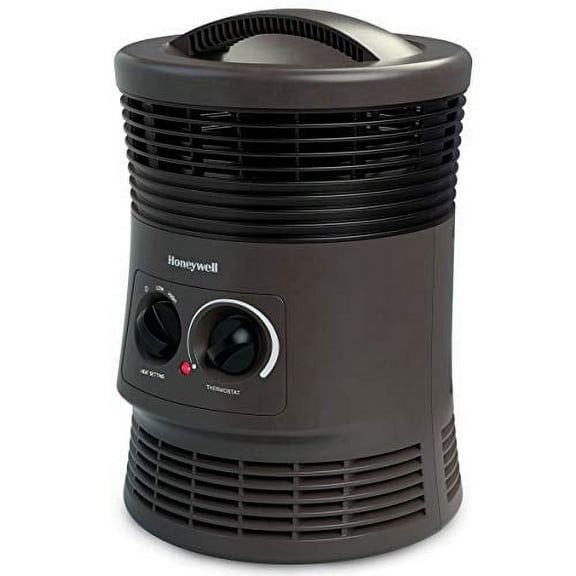 Honeywell Black 1500W Electric 2 Speed 360 Degree Fan Space Heater for Small Rooms